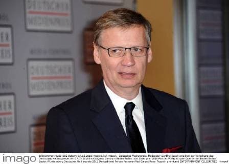Deutscher Medienpreis. Moderator Günther Jauch anläßlich der Verleihung des Deutschen Medienpreises am 07.03.2016 im Kongress Centrum Baden Baden.