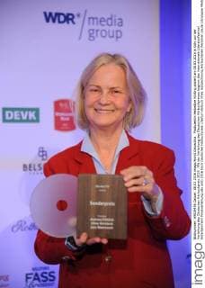 Produzentin Heikedine Körting posiert am 08.03.2016 in Köln vor der Verleihung des Deutschen Hörbuchpreis 2016 . Mit der Verleihung des Deutschen Hörbuchpreises beginnt das internationale Literaturfestival.