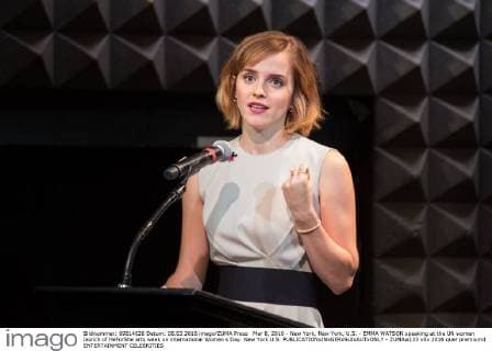 Mar 8, 2016 - New York, New York, U.S. - EMMA WATSON speaking at the UN women launch of HeForShe arts week on international Women s Day. New York U.S. - ZUMAw133