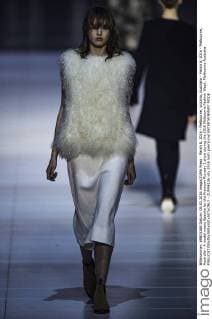 March 8, 2016 - Melbourne, Victoria, Australia - March 8, 2016 - Melbourne, Australia - A model wears Bassike for the Premium Runway 1 show during the 2016 Melbourne Fashion Week. Melbourne Australia - ZUMAk106