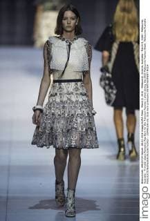 March 8, 2016 - Melbourne, Victoria, Australia - March 8, 2016 - Melbourne, Australia - A model wears Romance Was Born for the Premium Runway 1 show during the 2016 Melbourne Fashion Week. Melbourne Australia - ZUMAk106
