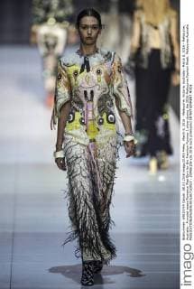 March 8, 2016 - Melbourne, Victoria, Australia - March 8, 2016 - Melbourne, Australia - A model wears Romance Was Born for the Premium Runway 1 show during the 2016 Melbourne Fashion Week. Melbourne Australia - ZUMAk106