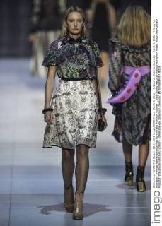 March 8, 2016 - Melbourne, Victoria, Australia - March 8, 2016 - Melbourne, Australia - A model wears Romance Was Born for the Premium Runway 1 show during the 2016 Melbourne Fashion Week. Melbourne Australia - ZUMAk106