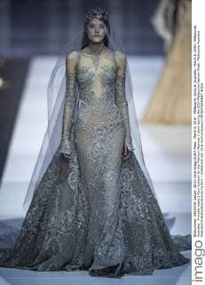 March 8, 2016 - Melbourne, Victoria, Australia - March 8, 2016 - Melbourne, Australia - A model wears J Aton Couture for the Premium Runway 1 show during the 2016 Melbourne Fashion Week. Melbourne Australia - ZUMAk106