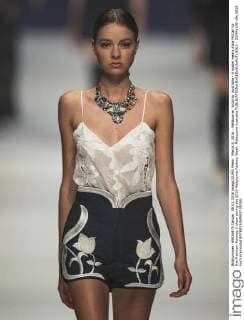 March 8, 2016 - Melbourne, Victoria, Australia - A model wears Alice McCall for the Premium Runway 2 show during the 2016 Melbourne Fashion Week. Melbourne Australia - ZUMAk106