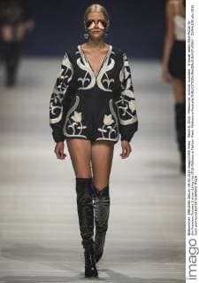 March 8, 2016 - Melbourne, Victoria, Australia - A model wears Alice McCall for the Premium Runway 2 show during the 2016 Melbourne Fashion Week. Melbourne Australia - ZUMAk106