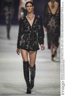 March 8, 2016 - Melbourne, Victoria, Australia - A model wears Alice McCall for the Premium Runway 2 show during the 2016 Melbourne Fashion Week. Melbourne Australia - ZUMAk106