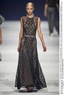 March 8, 2016 - Melbourne, Victoria, Australia - A model wears Bianca Spender for the Premium Runway 2 show during the 2016 Melbourne Fashion Week. Melbourne Australia - ZUMAk106