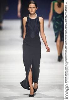 March 8, 2016 - Melbourne, Victoria, Australia - A model wears Bianca Spender for the Premium Runway 2 show during the 2016 Melbourne Fashion Week. Melbourne Australia - ZUMAk106