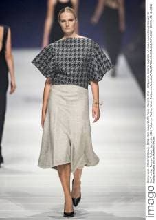 March 8, 2016 - Melbourne, Victoria, Australia - A model wears Bianca Spender for the Premium Runway 2 show during the 2016 Melbourne Fashion Week. Melbourne Australia - ZUMAk106