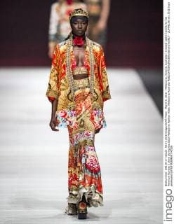March 8, 2016 - Melbourne, Victoria, Australia - A model wears Camilla for the Premium Runway 3 show during the 2016 Melbourne Fashion Week. Melbourne Australia - ZUMAk106