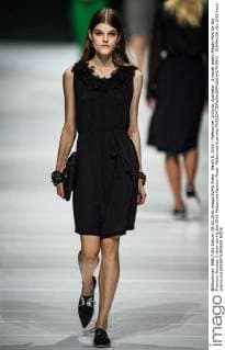 March 8, 2016 - Melbourne, Victoria, Australia - A model wears Megan Park for the Premium Runway 3 show during the 2016 Melbourne Fashion Week. Melbourne Australia - ZUMAk106