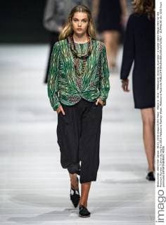 March 8, 2016 - Melbourne, Victoria, Australia - A model wears Megan Park for the Premium Runway 3 show during the 2016 Melbourne Fashion Week. Melbourne Australia - ZUMAk106
