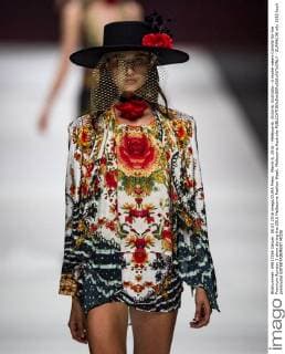 March 8, 2016 - Melbourne, Victoria, Australia - A model wears Camilla for the Premium Runway 3 show during the 2016 Melbourne Fashion Week. Melbourne Australia - ZUMAk106