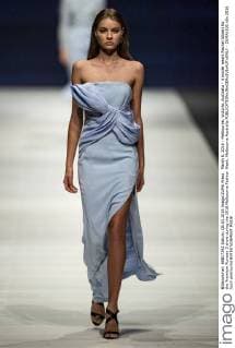 March 8, 2016 - Melbourne, Victoria, Australia - A model wears Rachel Gilbert for the Premium Runway 3 show during the 2016 Melbourne Fashion Week. Melbourne Australia - ZUMAk106