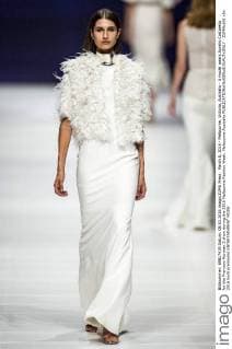 March 8, 2016 - Melbourne, Victoria, Australia - A model wears Aurelio Costarella for the Premium Runway 3 show during the 2016 Melbourne Fashion Week. Melbourne Australia - ZUMAk106