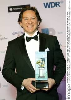 Simon Jäger (Hörkules Preis, Sebastian Fitzek: Passagier 23 , bei der Verleihung des Deutschen Hörbuchpreises 2016 im WDR Funkhaus. Köln, 08.03.2016 Foto:xC.xHardtx xFuturexImage