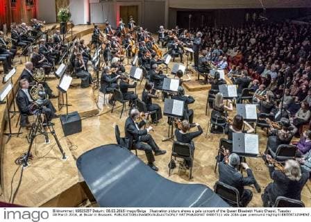 Illustration picture shows a gala concert of the Queen Elisabeth Music Chapel, Tuesday 08 March 2016, at Bozar in Brussels.  HATIMxKAGHAT 04807311