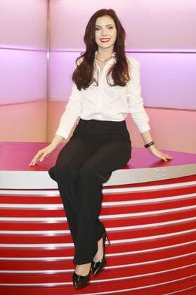 Nathalie Volk beim Fototermin zur Fernsehsendung Nathalies Welt bei Hamburg 1 in der Rothenbaumchaussee. Hamburg, 10.03.2016 Foto:xU.xGlockmannx xFuturexImage