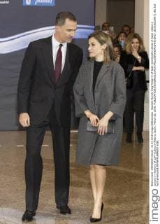 Spanish Royals King Felipe VI of Spain and Queen Letizia of Spain attend a concert in memory of 11M victims in Madrid, Spain. March 10, 2016.  (20160310007)