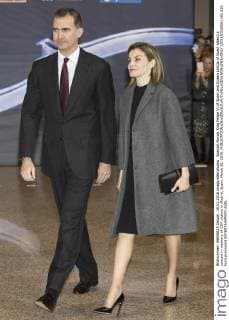 Spanish Royals King Felipe VI of Spain and Queen Letizia of Spain attend a concert in memory of 11M victims in Madrid, Spain. March 10, 2016.  (20160310008)