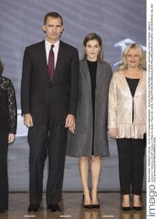 Spanish Royals King Felipe VI of Spain and Queen Letizia of Spain attend a concert in memory of 11M victims in Madrid, Spain. March 10, 2016.  (20160310018)