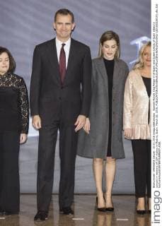 Spanish Royals King Felipe VI of Spain and Queen Letizia of Spain attend a concert in memory of 11M victims in Madrid, Spain. March 10, 2016.  (20160310019)