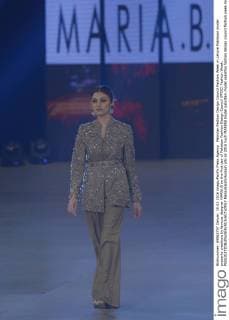 Pakistan Fashion Design Council Fashion Week in Lahore Pakistani model presents creations by famous designer MARIA.B on the first day of Pakistan Fashion Design Council (PFDC) Fashion Week.  RanaxSajidxHussain