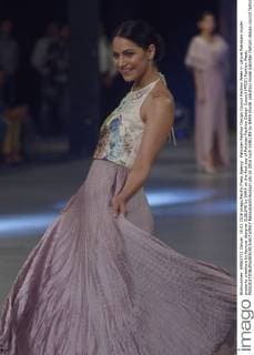 Pakistan Fashion Design Council Fashion Week in Lahore Pakistani model presents creations by famous designer SUBLIME by SARA on the first day of Pakistan Fashion Design Council (PFDC) Fashion Week.  RanaxSajidxHussain