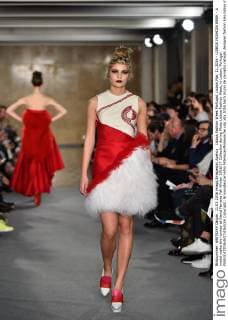 Lisboa Fashion Week Portugal, Lisbon,Mar. 11,2016 - LISBOA FASHION WEEK - A model walks the runway at David Ferreira Fall Winter 2016 17 Collection during Moda Lisboa Fashion Week, in Lisbon, Portugal.  Copyright: BrunoxdexCarvalho