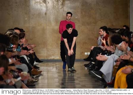 Lisboa Fashion Week Portugal, Lisbon,Mar. 11,2016 - LISBOA FASHION WEEK - A model walks the runway at David Ferreira Fall Winter 2016 17 Collection during Moda Lisboa Fashion Week, in Lisbon, Portugal.  Copyright: BrunoxdexCarvalho