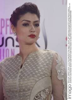 Pakistan: Red Carpet during 2nd day PFDC sunsilk Pakistani models on red carpet on the second day of Pakistan Fashion Design Council (PFDC) Fashion Week.  RanaxSajidxHussain