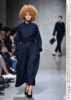 Moda Lisboa Fashion Week Portugal, Lisbon,Mar. 12,2016 - LISBOA FASHION WEEK - A model walks the runway Miguel Vieira Fall Winter 2016 17 Collection during Moda Lisboa Fashion Week, in Lisbon, Portugal.  Copyright: BrunoxdexCarvalho