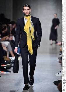 Moda Lisboa Fashion Week Portugal, Lisbon,Mar. 12,2016 - LISBOA FASHION WEEK - A model walks the runway Miguel Vieira Fall Winter 2016 17 Collection during Moda Lisboa Fashion Week, in Lisbon, Portugal.  Copyright: BrunoxdexCarvalho