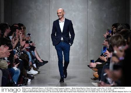 Moda Lisboa Fashion Week Portugal, Lisbon,Mar. 12,2016 - LISBOA FASHION WEEK - A model walks the runway Miguel Vieira Fall Winter 2016 17 Collection during Moda Lisboa Fashion Week, in Lisbon, Portugal.  Copyright: BrunoxdexCarvalho