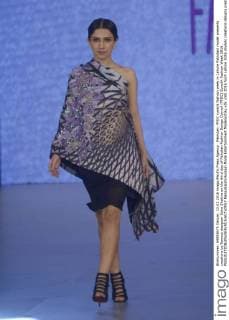 Pakistan: PFDC sunsilk fashion week in Lahore Pakistani model presents creations by famous designer Saira Shakira on the third day of Pakistan Fashion Design Council (PFDC) Sunsilk Fashion Week 2016.  RanaxSajidxHussain