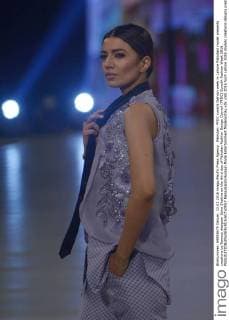 Pakistan: PFDC sunsilk fashion week in Lahore Pakistani model presents creations by famous designer Saira Shakira on the third day of Pakistan Fashion Design Council (PFDC) Sunsilk Fashion Week 2016.  RanaxSajidxHussain