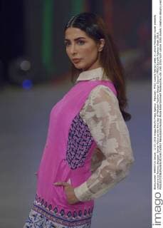Pakistan: PFDC sunsilk fashion week in Lahore Pakistani model presents creations by famous designer Kamiar Rokni on the third day of Pakistan Fashion Design Council (PFDC) Sunsilk Fashion Week 2016.  RanaxSajidxHussain