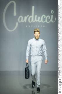 (160312) -- JOHANNESBURG, March 12, 2016 -- A model presents a creation from local brand CARDUCCI on the third day of Mercedes-Benz Fashion Week Joburg 2016 at Nelson Mandela Square in Johannesburg, South Africa on March 12, 2016. The Mercedes-Benz Fashion Week Joburg 2016, the largest and leading one in Africa, closed here Saturday. Creations by nearly 20 South African fashion designers have been presented in 14 shows of the past three days. ) SOUTH AFRICA-JOHANNESBURG-FASHION WEEK-CLOSING ZhaixJianlan 