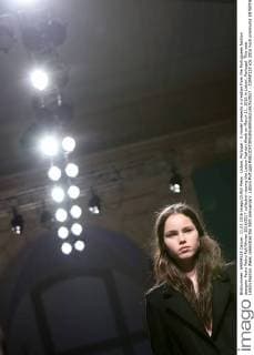 Lisbon, Portugal - A model presents a creation from the Portuguese fashion designer Pedro Pedro Fall Winter 2016 2017 collection during the Lisbon Fashion Week on March 11, 2016 in Lisbon, Portugal. This year Lisbon Fashion Week celebrates the 25th anniversary. Lisbon Portugal - ZUMAf123