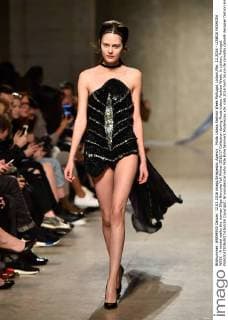 Moda Lisboa Fashion Week Portugal, Lisbon,Mar. 12,2016 - LISBOA FASHION WEEK - A model walks the runway Olga Noronha Fall Winter 2016 17 Collection during Moda Lisboa Fashion Week, in Lisbon, Portugal.  Copyright: BrunoxdexCarvalho