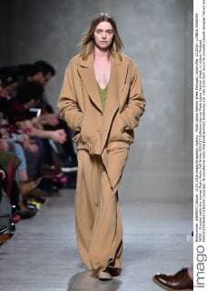 Moda Lisboa Fashion Week Portugal, Lisbon,Mar. 12,2016 - LISBOA FASHION WEEK - A model walks the runway Pedro Pedro Fall Winter 2016 17 Collection during Moda Lisboa Fashion Week, in Lisbon, Portugal.  Copyright: BrunoxdexCarvalho