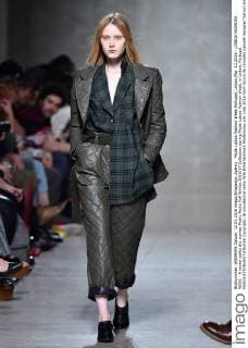 Moda Lisboa Fashion Week Portugal, Lisbon,Mar. 12,2016 - LISBOA FASHION WEEK - A model walks the runway Pedro Pedro Fall Winter 2016 17 Collection during Moda Lisboa Fashion Week, in Lisbon, Portugal.  Copyright: BrunoxdexCarvalho