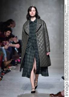 Moda Lisboa Fashion Week Portugal, Lisbon,Mar. 12,2016 - LISBOA FASHION WEEK - A model walks the runway Pedro Pedro Fall Winter 2016 17 Collection during Moda Lisboa Fashion Week, in Lisbon, Portugal.  Copyright: BrunoxdexCarvalho