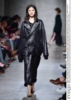Moda Lisboa Fashion Week Portugal, Lisbon,Mar. 12,2016 - LISBOA FASHION WEEK - A model walks the runway Pedro Pedro Fall Winter 2016 17 Collection during Moda Lisboa Fashion Week, in Lisbon, Portugal.  Copyright: BrunoxdexCarvalho