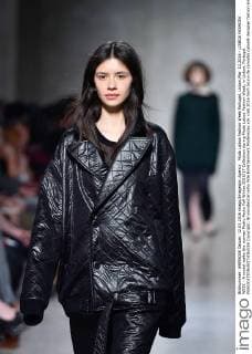 Moda Lisboa Fashion Week Portugal, Lisbon,Mar. 12,2016 - LISBOA FASHION WEEK - A model walks the runway Pedro Pedro Fall Winter 2016 17 Collection during Moda Lisboa Fashion Week, in Lisbon, Portugal.  Copyright: BrunoxdexCarvalho