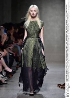 Moda Lisboa Fashion Week Portugal, Lisbon,Mar. 12,2016 - LISBOA FASHION WEEK - A model walks the runway Pedro Pedro Fall Winter 2016 17 Collection during Moda Lisboa Fashion Week, in Lisbon, Portugal.  Copyright: BrunoxdexCarvalho