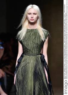 Moda Lisboa Fashion Week Portugal, Lisbon,Mar. 12,2016 - LISBOA FASHION WEEK - A model walks the runway Pedro Pedro Fall Winter 2016 17 Collection during Moda Lisboa Fashion Week, in Lisbon, Portugal.  Copyright: BrunoxdexCarvalho