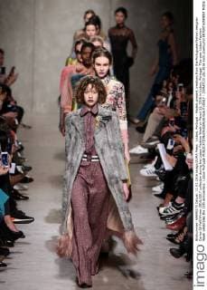 Lisbon, Portugal - Models present creations from the Portuguese fashion designer Carlos Gil Fall Winter 2016 2017 collection during the Lisbon Fashion Week on March 11, 2016 in Lisbon, Portugal. This year Lisbon Fashion Week celebrates the 25th anniversary. Lisbon Portugal - ZUMAf123
