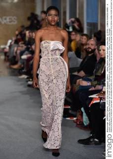 Lisboa Fashion Week Portugal, Lisbon,Mar. 12,2016 - LISBOA FASHION WEEK - A model walks the runway Rose Palhares Fall Winter 2016 17 Collection during Moda Lisboa Fashion Week, in Lisbon, Portugal.  Copyright: BrunoxdexCarvalho